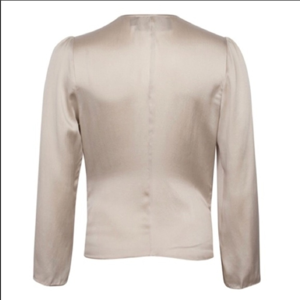 REALISATION PAR BIANCA Top Silver 100% Silk XS - Picture 6 of 8
